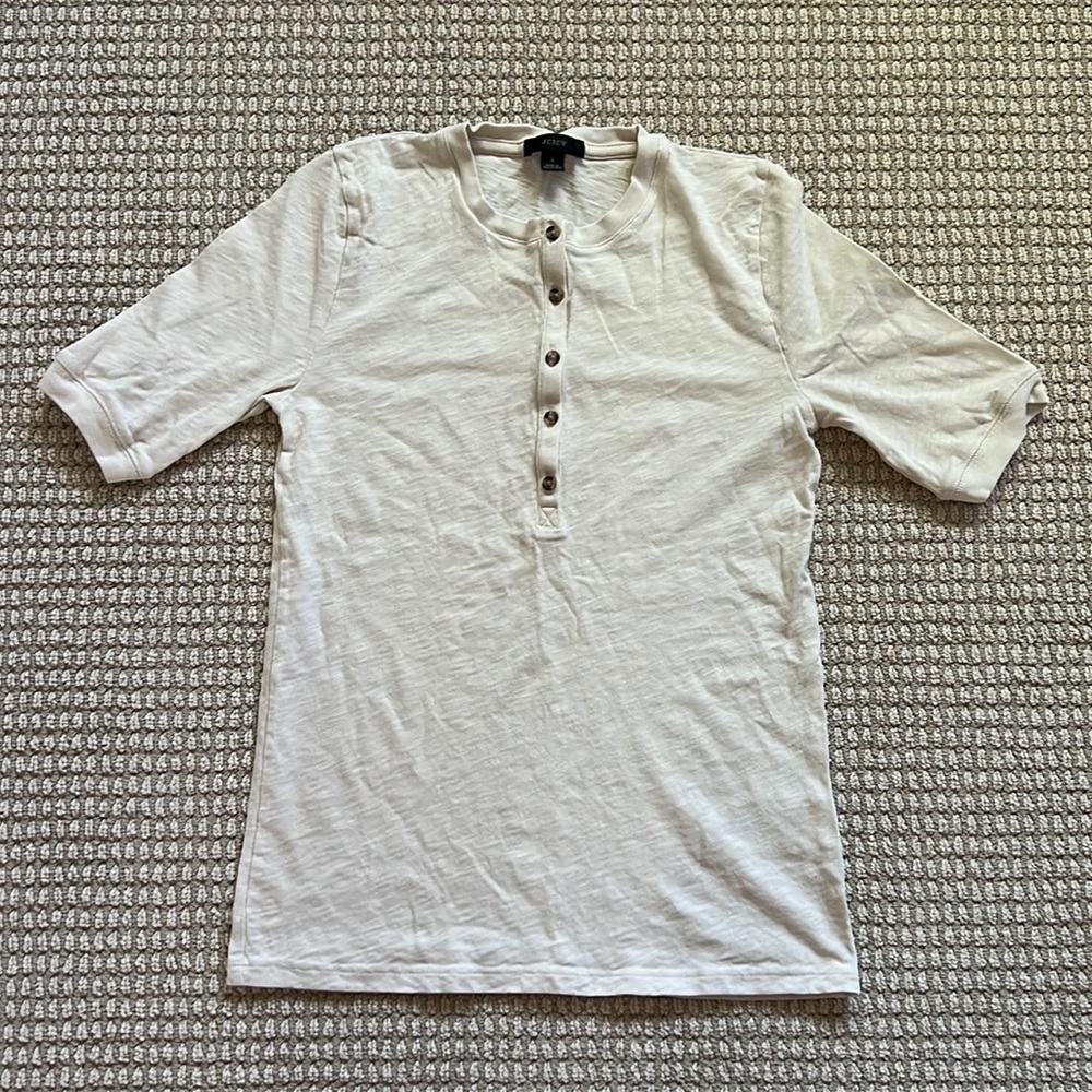 JCrew cream top - size S